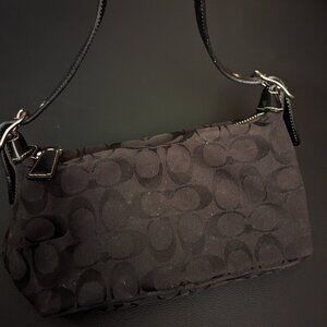 Small black Coach purse